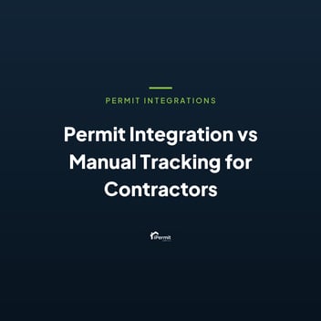 Permit Integration vs Manual Tracking for Contractors